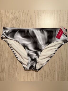Xhilaration Plus Size 3X‎ Striped Cheeky Bikini Bottom NWT